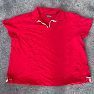 Vintage oversized Riders collared Tee